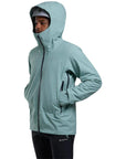 Montane Men's Torren Waterproof Jacket (Sea Mist) hands in pocket