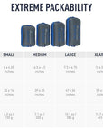 Sea To Summits Pocket Towel - Medium (Baltic Blue) package size