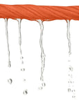 Sea To Summit Tek Microfibre Towel - Large (Outback Orange) wet