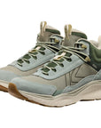 Keen Women's Leiki Waterproof Leather Hiking Boot (Iceberg Green/Bronze Green) pair