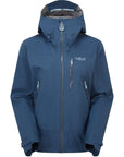 Rab Women's Downpour Mountain Waterproof Jacket (Tempest Blue)