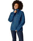 Rab Women's Downpour Mountain Waterproof Jacket (Tempest Blue)