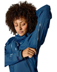 Rab Women's Downpour Mountain Waterproof Jacket (Tempest Blue)