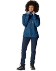 Rab Women's Downpour Mountain Waterproof Jacket (Tempest Blue) full person