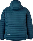 Rab Men's Microlight Windstopper Down Jacket (Tempest Blue) back