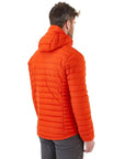 Rab Mens Infinity Microlight Jacket - Large (Firecracker) back angle