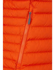 Rab Mens Infinity Microlight Jacket - Large (Firecracker) zipper