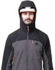 Mountain Equipment Men's Frontier Soft Shell Jacket (Anvil Grey/Black) front