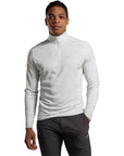 Montane Men's Dart Zip Neck T-Shirt (Powder) man