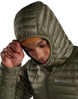 Montane Men's Anti Freeze Lite Hooded Down Jacket (Caper) hood up