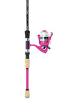 Okuma Fin Chaser "X” Series Fishing Rod Combo (Pink) Close