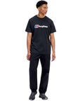 Berghaus Men's Class XL-Logo T-Shirt (Black) full body