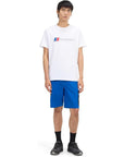 Berghaus Men's Class XL-Logo T-Shirt (White) modedl full body