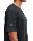 Berghaus Men's Delta Short Sleeve Tech Tee (Black) sleevee