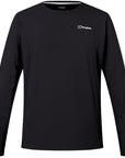 Berghaus Men's Delta Long Sleeve Tech Tee (Black)