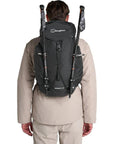 Berghaus Unisex Arrow 30L Hiking Rucksack (Black) poles