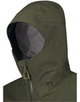 Rab Mens Kangri GTX Jacket (Army) hood up