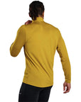 Montane Men's Dart XT Thermal Zip Neck Long Sleeved Top (Ginkgo Gold) back