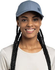 Buff Summit Cap (Solid Stone Blue) front model