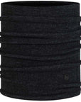 Buff Merino Fleece Neck Warmer (Solid Black)