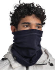 Buff Polar Neck Warmer (Solid Dark Navy) man angle