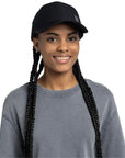 Buff Summit Cap (Solid Black) model front