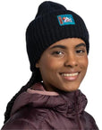 Buff Knitted Beanie (POW Rutger Black by Turbo Bambi) angle