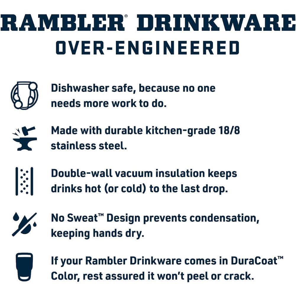Yeti Rambler 36 OZ Bottle With Chug Cap (Moon Dust) info