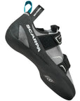 Scarpa Women's Reflex VS Climbing Shoes (Light Grey/Black) right back angle