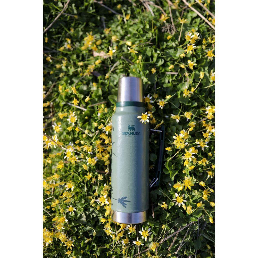 Stanley Classic Legendary Thermal 1L Flask (Hammertone Green) flowers