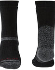 Bridgedale Explorer Heavyweight Merino Performance Boot Socks (Black) front back