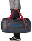 Patagonia Black Hole Duffel Bag 100L (Smolder Blue w/Amanita Red) caryy