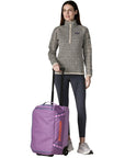 Patagonia Black Hole Wheeled Duffel 40L (Brisk Purple) handle