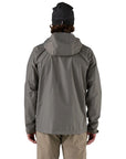 Patagonia Men’s Torrentshell 3L Waterproof Jacket (Noble Grey) bavk