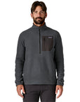 Patagonia Men's R1 Air Fleece Zip-Neck (Smolder Blue) front