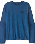 Patagonia Men's Long-Sleeved Capilene Cool Daily Graphic Shirt (73 Skyline: Clement Blue X-Dye) front