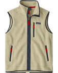 Patagonia Men's Retro Pile Fleece Vest (Pelican w/Smolder Blue)