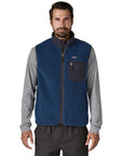 Patagonia Men's Classic Retro-X Fleece Vest (Clement Blue) front