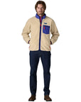 Patagonia Men's Classic Retro-X Fleece Jacket (Dark Natural) full body