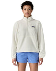 Patagonia Women's Micro D 1/2-Zip Fleece Pullover (Birch White) front