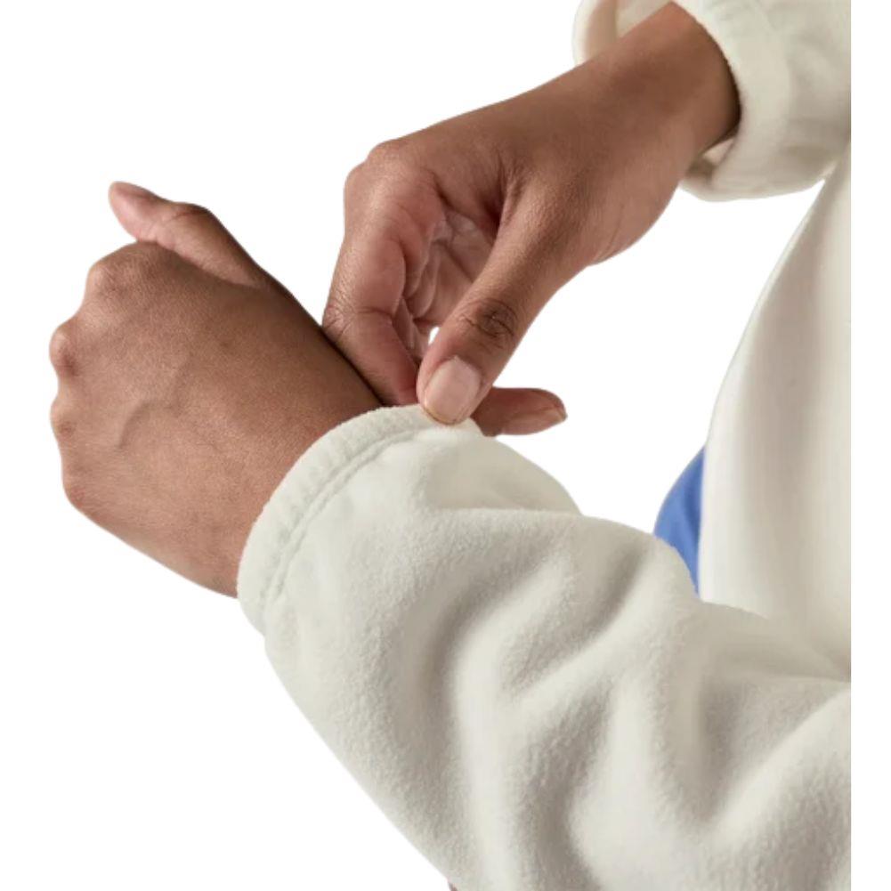Patagonia Women's Micro D 1/2-Zip Fleece Pullover (Birch White) cuff
