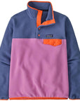 Patagonia Women's Lightweight Synchilla Snap-T Fleece Pullover (Brisk Purple)