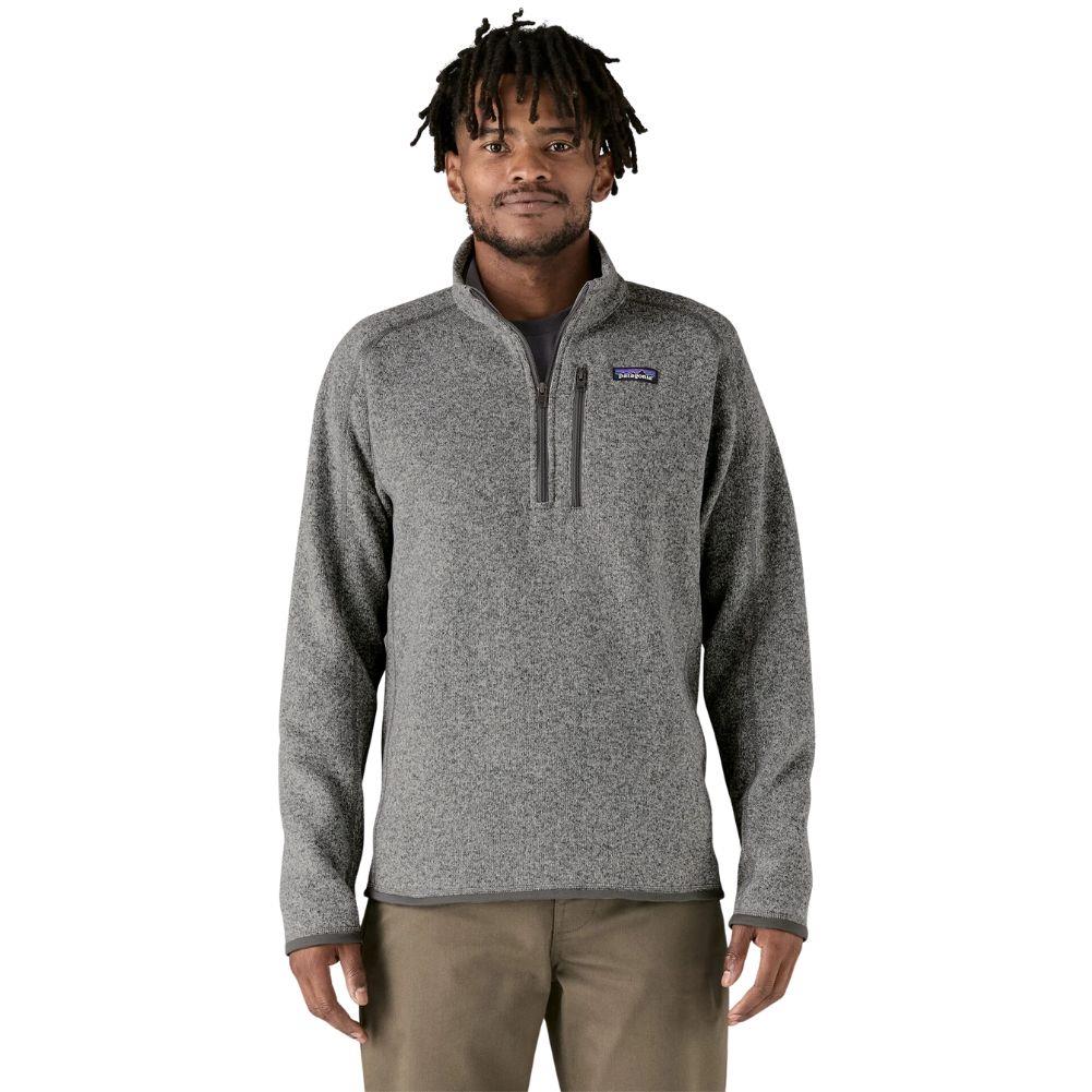 Patagonia Men's Better Sweater 1/4 Zip Fleece (Stonewash) model front