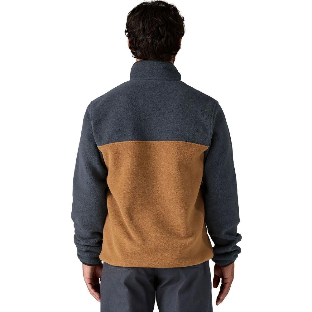 Patagonia Men's Lightweight Synchilla Snap-T Fleece Pullover (Deer Brown) back