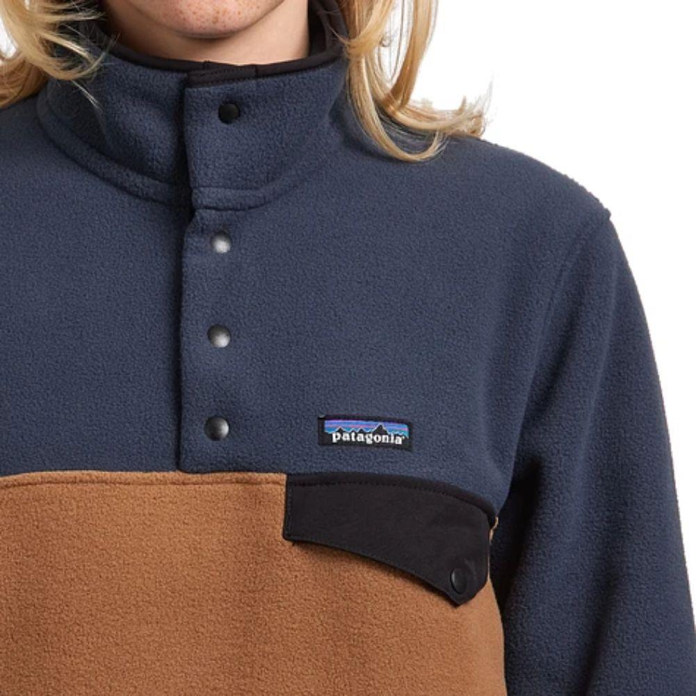 Patagonia Men's Lightweight Synchilla Snap-T Fleece Pullover (Deer Brown) logo