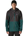 Patagonia Men's Boulder Fork Rain Jacket (Cascade Green) front