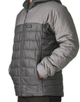 Patagonia Men's Hi-Loft Nano Puff Hoody (Forge Grey) hand