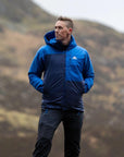 Mountain Equipment Men's Fitzroy Insulated Jacket (Medieval Blue/Lapis Blue) hands in pockets