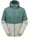 Rab Men's Windgather Hooded Jacket - XL (Sage/Pebble)