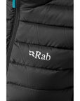 Rab Women's Microlight Down Vest (Black) logo